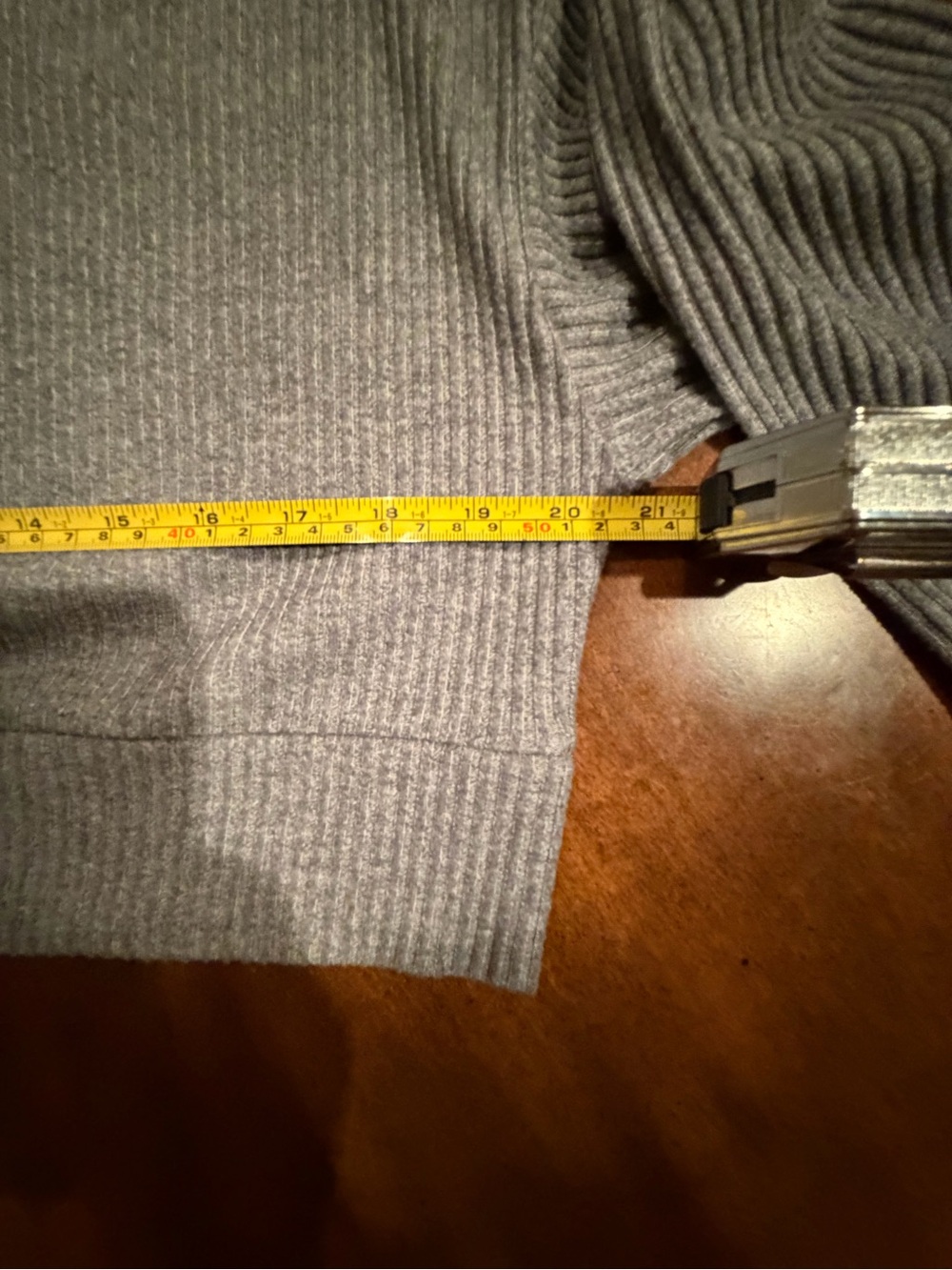 ALO Ribbed Cropped Hoodie Gray Small - Picture 7 of 9